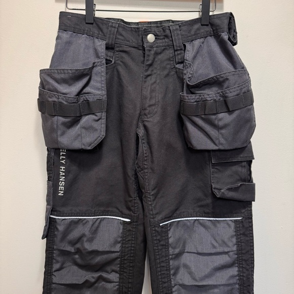 Helly Hansen Workwear Mens Chelsea Construction Pants Size 30 Cargo Multi Pocket - Picture 3 of 10